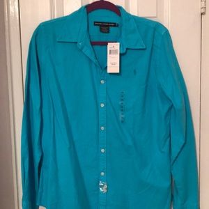 Ralph Lauren Shirt - Teal Blue